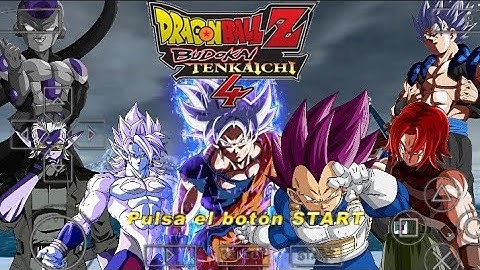 New Dragon Ball Z Tenkaichi Tag Team Mod ISO V5 for PPSSPP with permanent menu