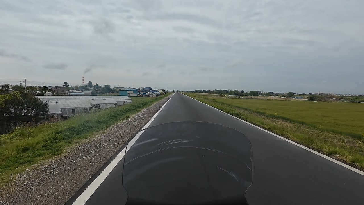 【バイク映像】広瀬川～名取川～荒浜 / 県道10号 / OSMO Action 4