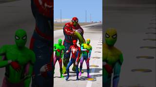 Spiderman Gang Enemies Vs Superman Hero Gang Marvel Toys Marvel Animation #shorts #gta5