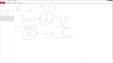 Quadratic fencing problem