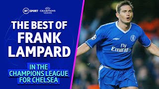 The best of Frank Lampard in the Champions League for Chelsea! 💙 Prolific goal-scoring midfielder!