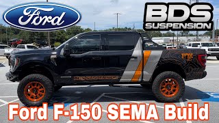 BDS Suspensions SEMA Ford F-150 FOX Factory Build