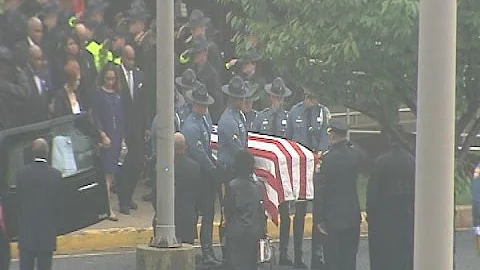 Funeral of Delaware State Trooper Stephen Ballard