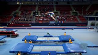 Australia 1 (AUS) - 2017 Trampoline Worlds, Sofia (BUL) - Qualification Synchro Routine 2