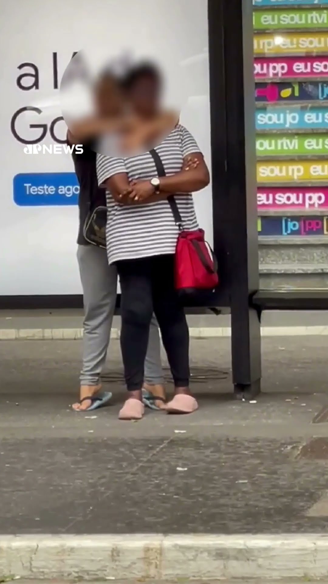Confira momento exato que sequestradora é contida e presa pela polícia na Avenida Paulista #shorts