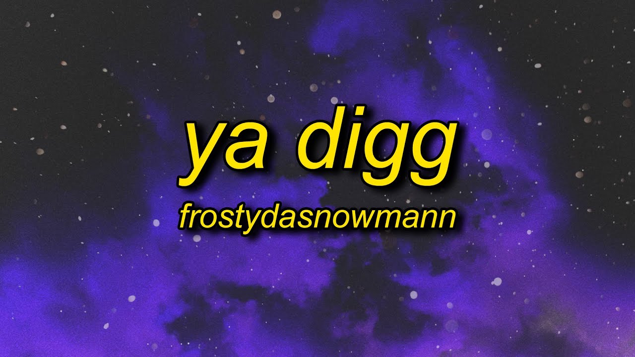 FrostyDaSnowMann - Ya Digg (TikTok Remix) Lyrics | you gon choose me baby ya dig