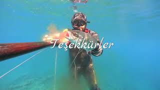 Zıpkın Avları-Fok kardeşle aşk - Tral ile meşk-Spearfishing Silifke.