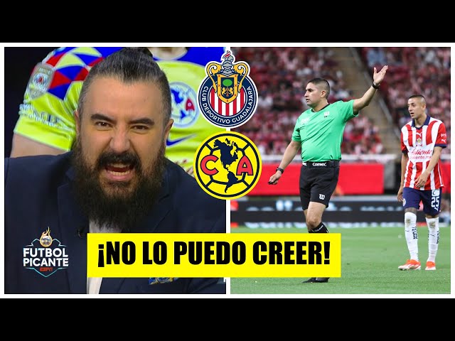 Álvaro Morales ESTALLA al escuchar quien arbitrará el CHIVAS vs AMÉRICA en Liguilla | Futbol Picante