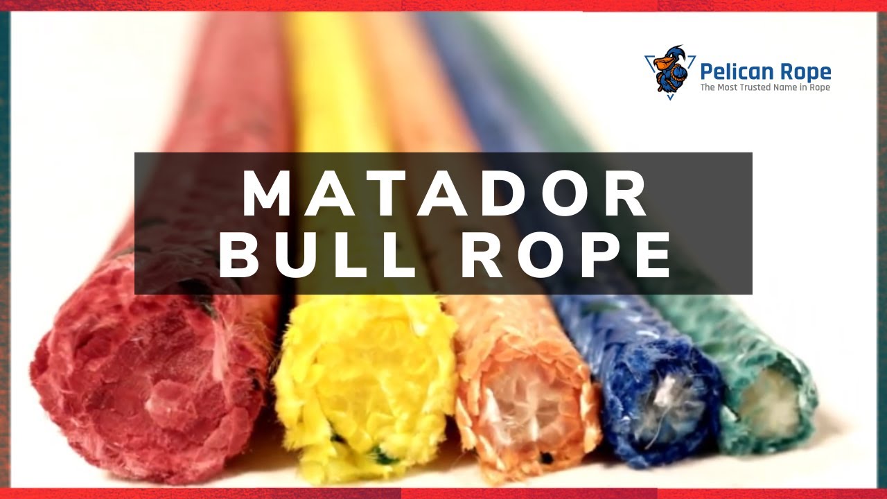 Pelican Rope Matador™ 1/2˝, 5/8˝ & 3/4˝ Double Braid Bull Rope