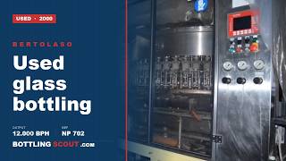 Used glass bottling line for still wine Bertolaso - Bottlingscout.com