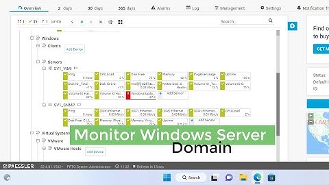 how to monitor Windows Server in Domain
