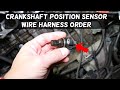 CRANKSHAFT POSITION SENSOR WIRING HARNESS DIAGRAM BMW E90 E91 E92 E93