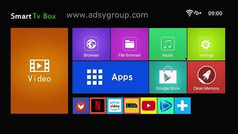 Set the date and time in android Box 9
