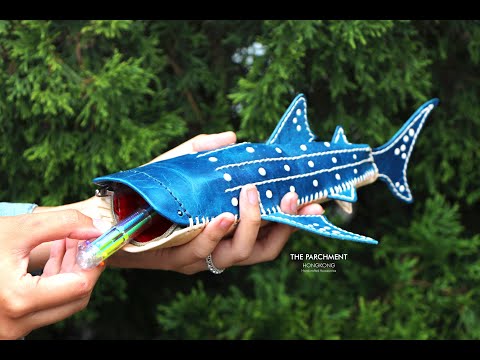 DIY Pencil Case Free Pattern - Shark Pencil Case 