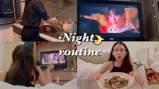 Night Routine🌙: กิจกรรมหลังเลิกงานทำอะไรบ้าง?, ทำอาหาร, ดูซีรีส์, นอน 22.30 | AkireRiika