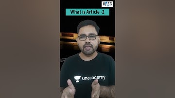 Article 2 - Explained | 1 Minute  Polity for UPSC CSE 2022/2023 #FundamentalRights #Shorts