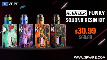 Aleader FUNKY SQUONK RESIN KIT-With spring loaded 510 connector,7ml capacity!