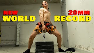 Amateur Climber Breaks The Finger Strength World Record