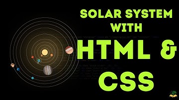 How to create Stunning Solar System Animation Using HTML and CSS | full tutorial | knowledge seekers