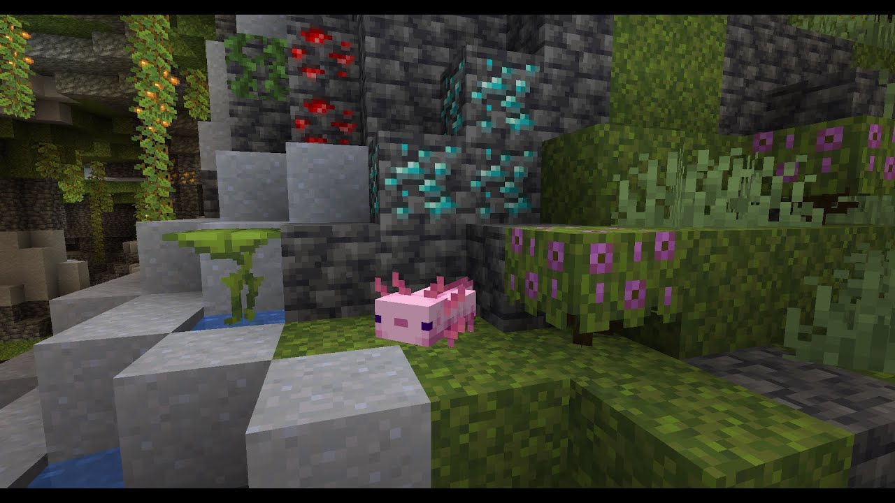 Secret Axolotl Cave Update Youtube