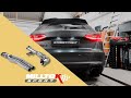 Audi RS3 8V - OE VS Milltek Sport Performance Downpipe with Decat