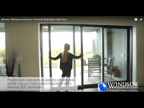 Windsor Windows and Doors: Pinnacle Multi-slide Patio Door