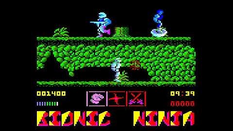 BIONIC NINJA (AMSTRAD CPC)