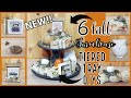 🍂NEW!! FARMHOUSE TIERED TRAY DIYS FOR FALL!~Dollar Tree Calendar DIYS~Dollar Store Tiered Tray DIYS