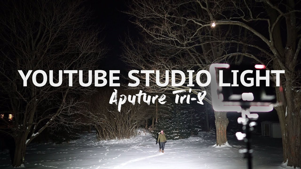 Super Bright Home Studio Light // Aputure Tri-8C