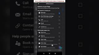 How to add or change call to action (CTA) button for your Facebook page