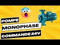 Pompe mono avec circuit de commande 24v      24 