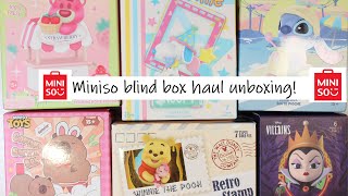 Miniso Blind Box Haul Unboxing Review Rating Popular Blind Boxes.