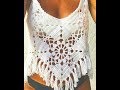 Subtitled in english DIY CROCHET MOTIVO DE 5 CARREIRAS PARA BLUSA REGATA PARTE 1 HD