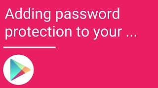 Adding password protection to your Google Play account screenshot 4