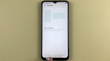 OPPO A31 Android 9 Can hide the water drop screen ?