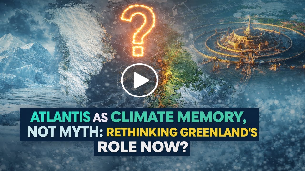 Atlantis as Climate Memory, Not Myth | Rethinking Greenland’s Role Now