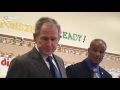 President Bush visits students