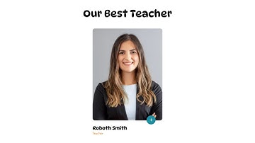 Animation Team Card Making with Only HTML CSS | HTML CSS Team Card @raselcoder