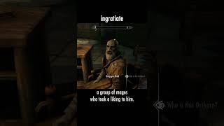 ingratiate — The Elder Scrolls V: Skyrim dialogue scene