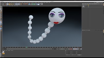 Clone Tail with Null using Vibrate Animation - Cinema 4D Tutorial
