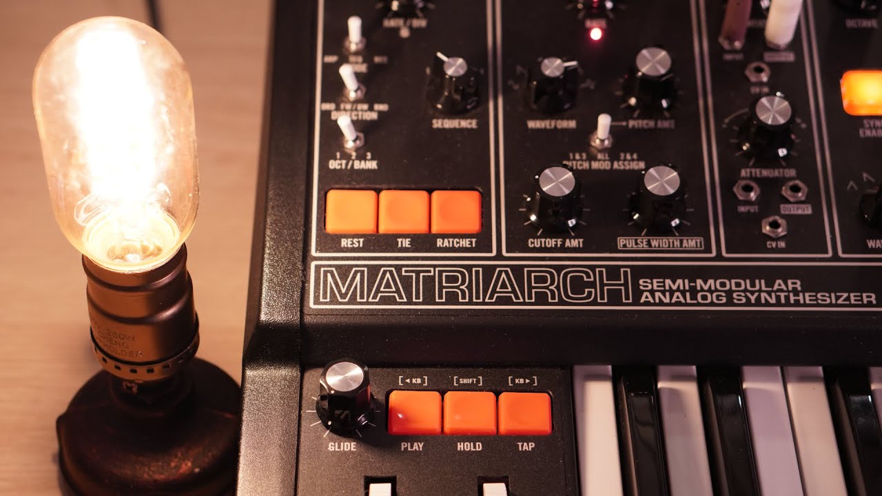 Moog Matriarch // 3 More Ambient Patches [no talking]