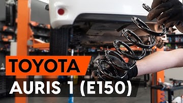 Wie TOYOTA AURIS 1 (E150) Federn hinten wechseln [AUTODOC TUTORIAL]