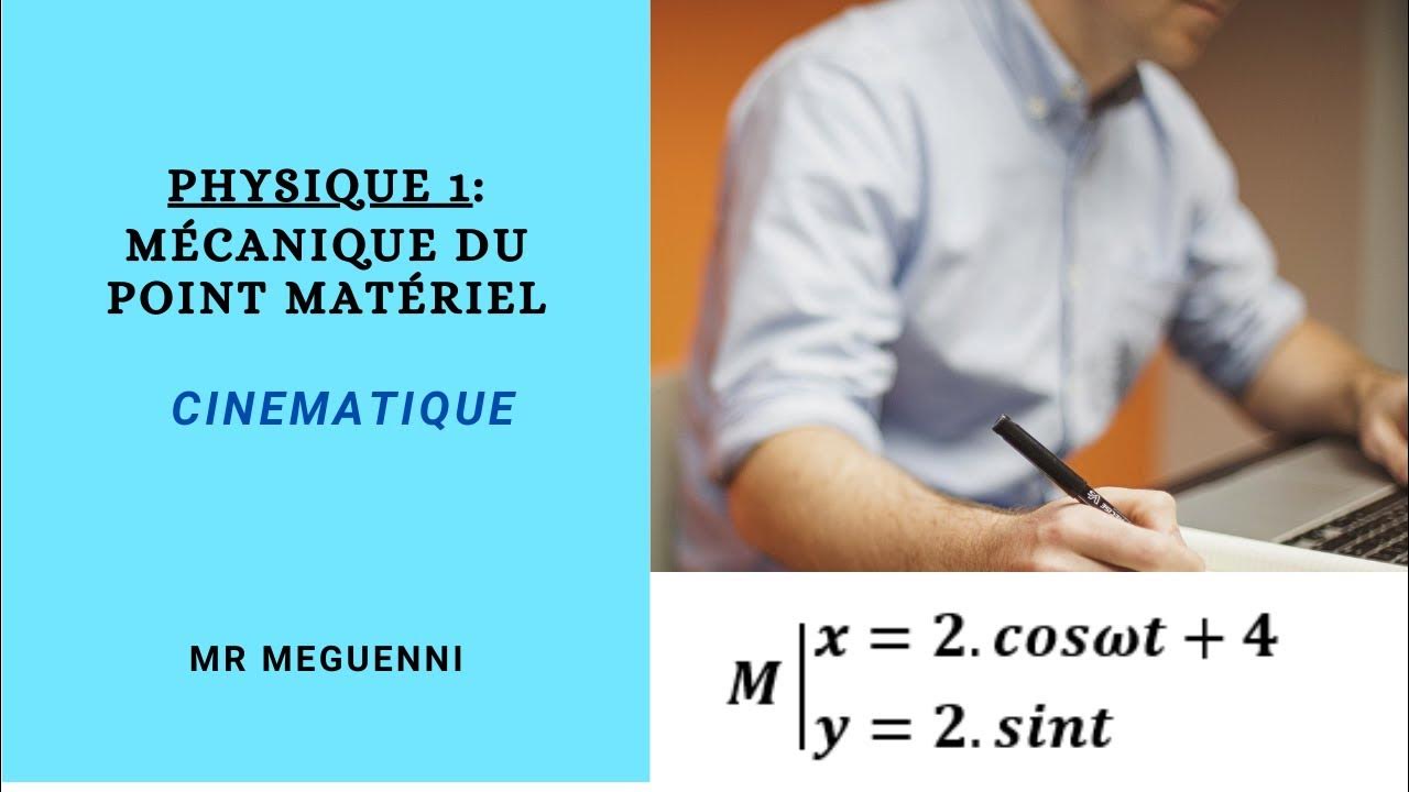 exercice 04 de cinématique corrigé بالعربية YouTube