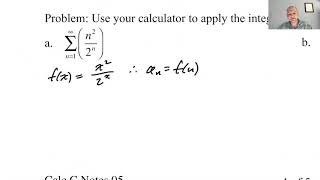 The Integral Test pg 1