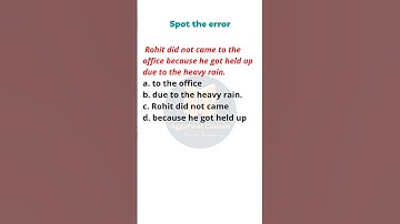 Spot the error | error detection and correction #shorts #shortvideo #english