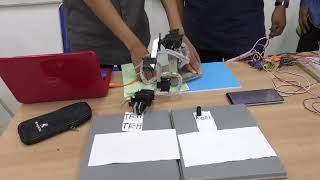 Lengan Robot Skala Lab Berbasis IOT Project Tim Mahasiswa Prodi PTI dan PTE