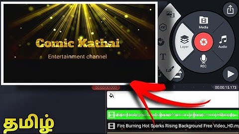 Golden Particle Intro - Kinemaster Tutorial Tamil | PixelLab + Kinemaster Tamil