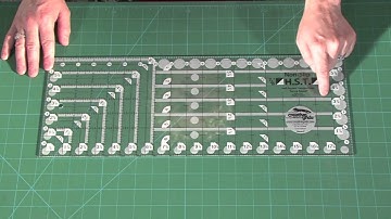 Creative Grids Non-Slip Half-Square Triangle Ruler