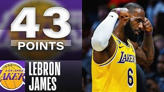 LeBron James Joins MJ In NBA History With Back-To-Back 40+ Point Games | January 2, 2023