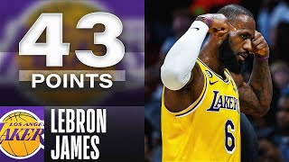 LeBron James Joins MJ In NBA History With Back-To-Back 40+ Point Games | January 2, 2023